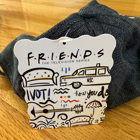Vintage FRIENDS TV Show 1994 Denim Hat Cap NWT - Picture 11 of 11